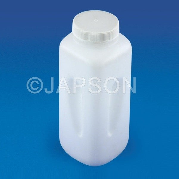 Wide Mouth Square Bottle, Plastic Wide Mouth Square Bottle, Plastic